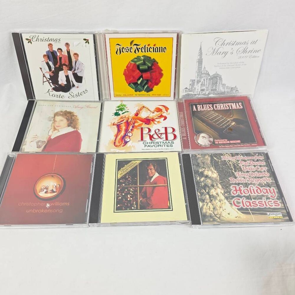 Christmas CD Lot 8 Amy Grant Jose Feliciano R&B Blues